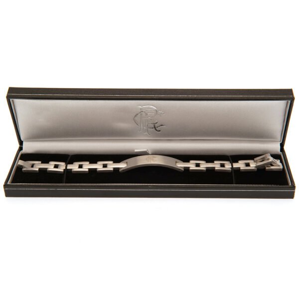 TM-01370-Rangers-FC-Bracelet-2 Official Rangers FC Stainless Steel Bracelet