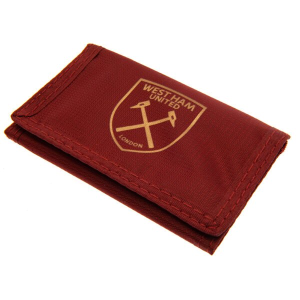 TM-01375-West-Ham-United-FC-Nylon-Wallet-CR Official West Ham United FC Colour React Wallet