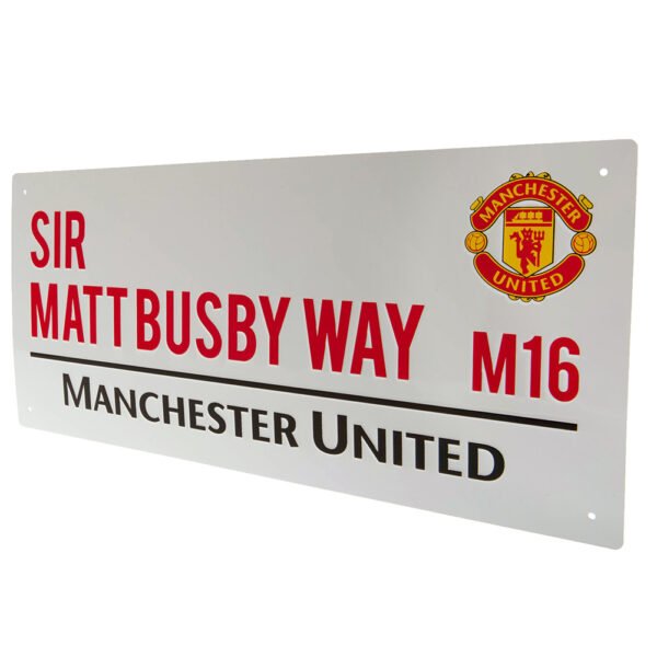 TM-01379-Manchester-United-FC-Street-Sign-MB-2 Official Manchester United FC Sir Matt Busby Way Street Sign
