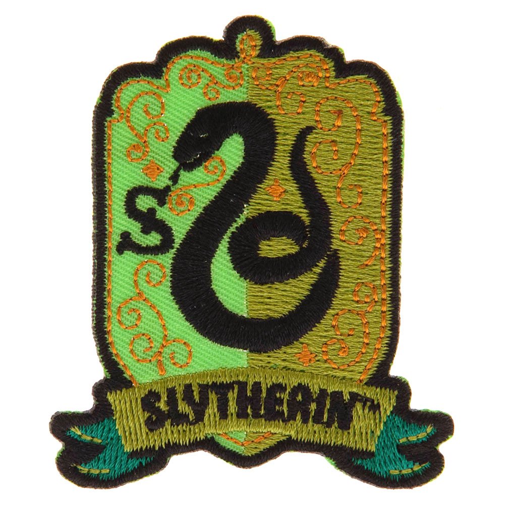 TM-01405-Harry-Potter-Iron-On-Patch-Slytherin Official Harry Potter Iron-On Patch Slytherin