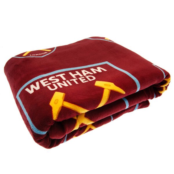 TM-01416-West-Ham-United-FC-Sherpa-Fleece-Blanket-1 Official West Ham United FC Sherpa Fleece Blanket
