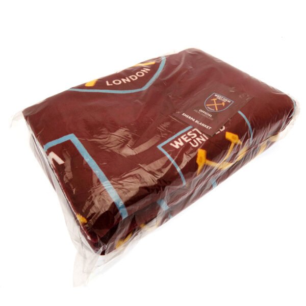 TM-01416-West-Ham-United-FC-Sherpa-Fleece-Blanket-2 Official West Ham United FC Sherpa Fleece Blanket