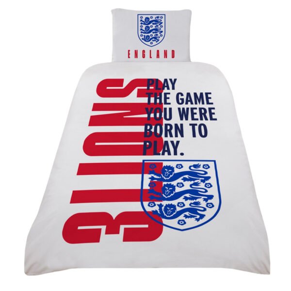 TM-01418-England-FA-Single-Duvet-Set Official England Single Duvet Set