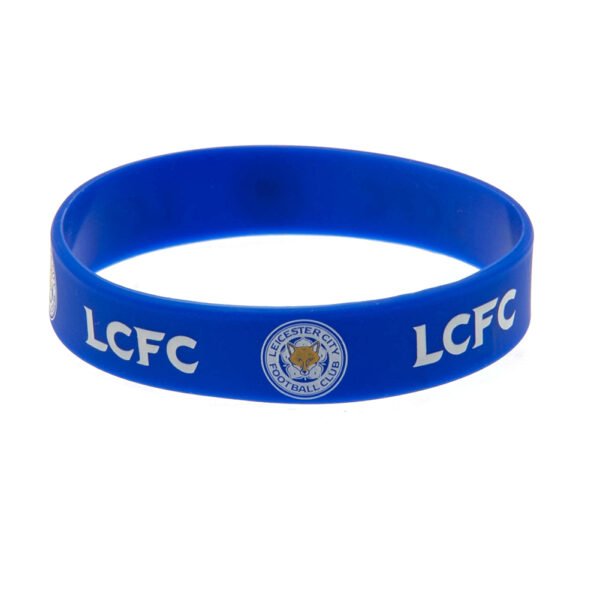 TM-01493-Leicester-City-FC-Silicone-Wristband-1 Official Premier League Leicester City FC Silicone Wristband