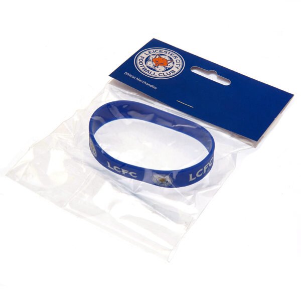 TM-01493-Leicester-City-FC-Silicone-Wristband-2 Official Premier League Leicester City FC Silicone Wristband
