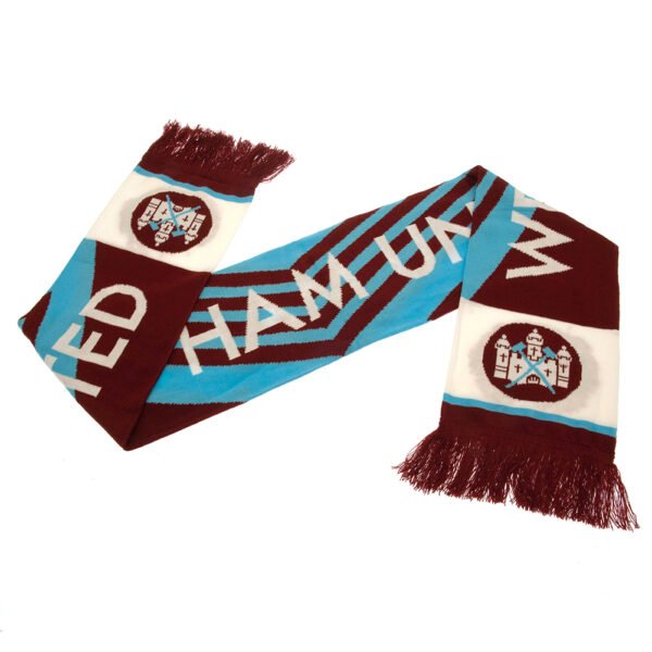 TM-01528-West-Ham-United-FC-Retro-1976-Scarf-1 Official West Ham United FC Retro 1976 Scarf