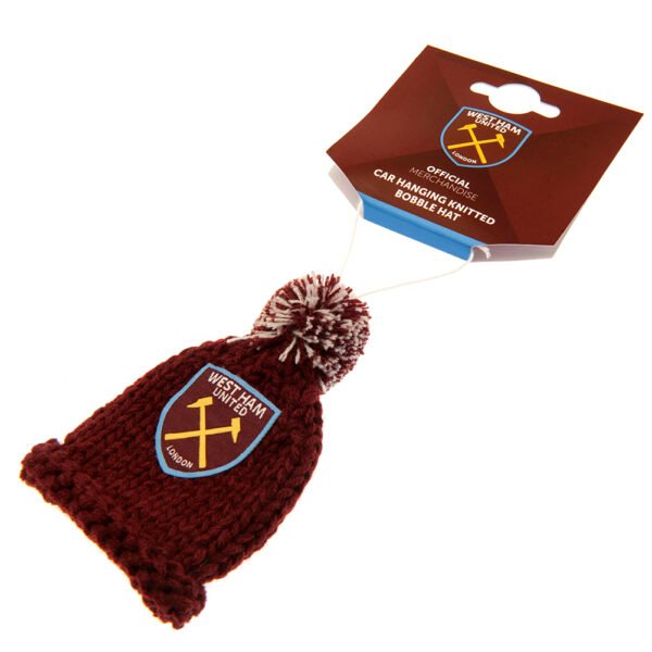 TM-01566-West-Ham-United-FC-Hanging-Bobble-Hat-2 Official West Ham United FC Hanging Bobble Hat