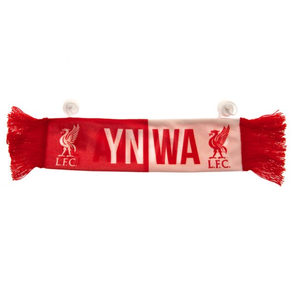 TM-01577-Liverpool-FC-Mini-Car-Scarf-LB Official Liverpool FC Mini Liverbird Car Scarf
