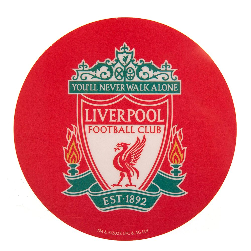 TM-01580-Liverpool-FC-Single-Car-Sticker-CR Official Liverpool FC Crest Car Sticker