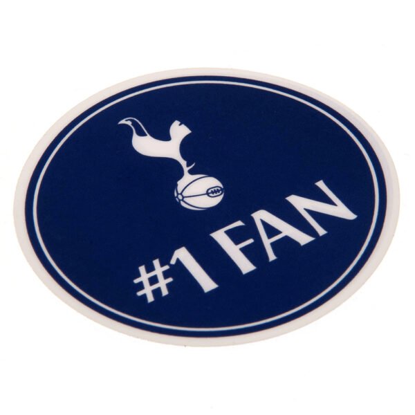 TM-01586-Tottenham-Hotspur-FC-Single-Car-Sticker-No.-1-Fan-1 Official Tottenham Hotspur FC No.1 Fan Car Sticker
