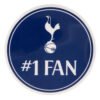 TM-01586-Tottenham-Hotspur-FC-Single-Car-Sticker-No.-1-Fan Official Tottenham Hotspur FC No.1 Fan Car Sticker