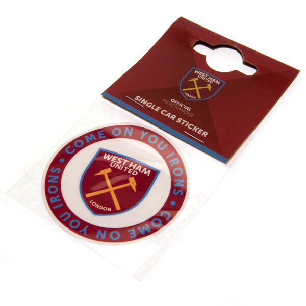 Official West Ham United FC COYI Car Sticker