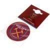 TM-01588-West-Ham-United-FC-Single-Car-Sticker-CR-2 Official West Ham United FC Crest Car Sticker