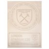 TM-01592-West-Ham-United-FC-A4-Car-Decal Official West Ham United FC 2pk A4 Car Decal