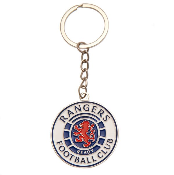 TM-01648-Rangers-FC-Keyring-Ready-Crest Official Rangers FC Ready Crest Keyring