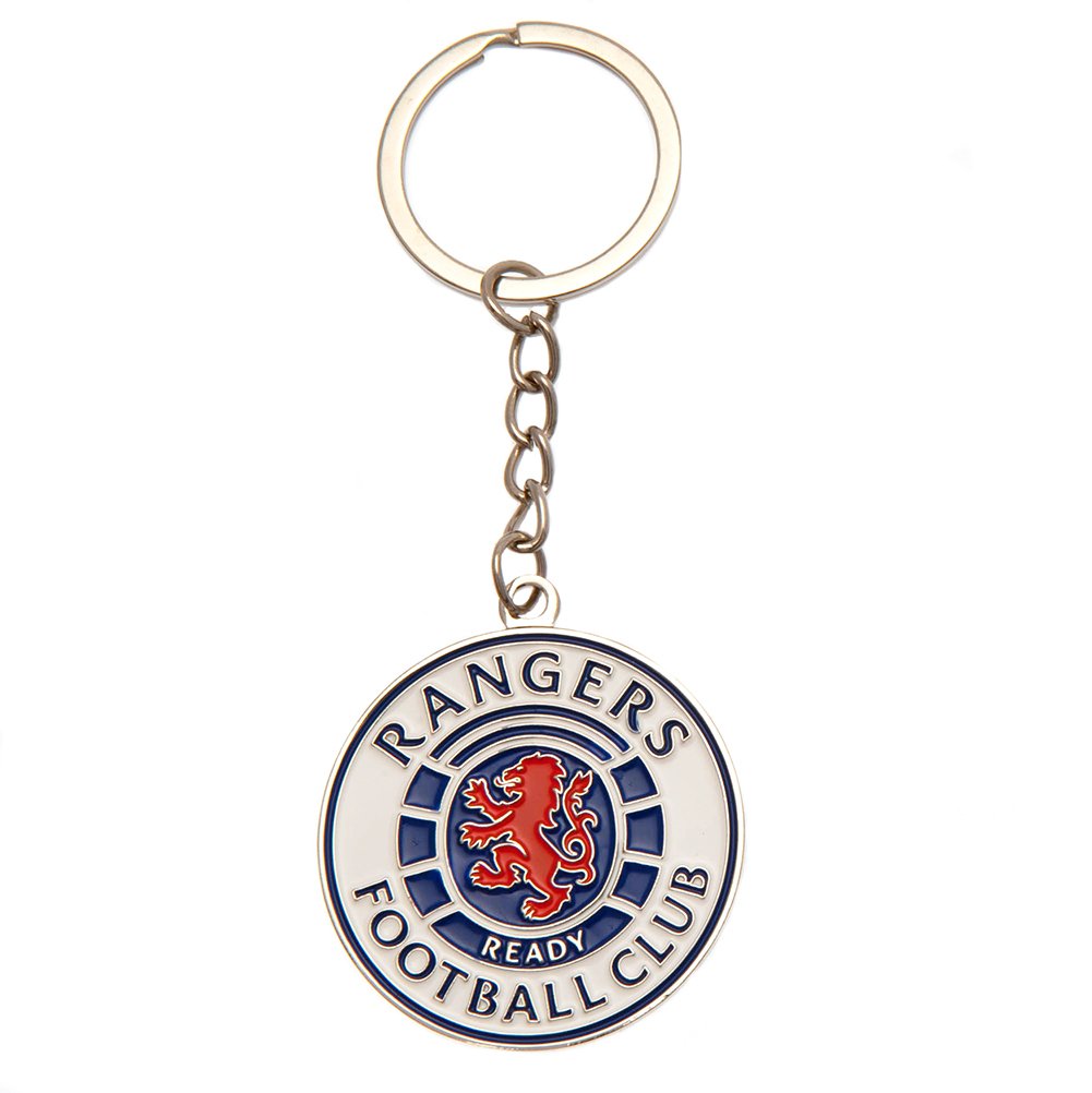 TM-01648-Rangers-FC-Keyring-Ready-Crest Official Rangers FC Ready Crest Keyring