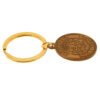 TM-01649-Rangers-FC-Keyring-Ready-Crest-AG-1 Official Rangers FC Antique Gold Ready Crest Keyring