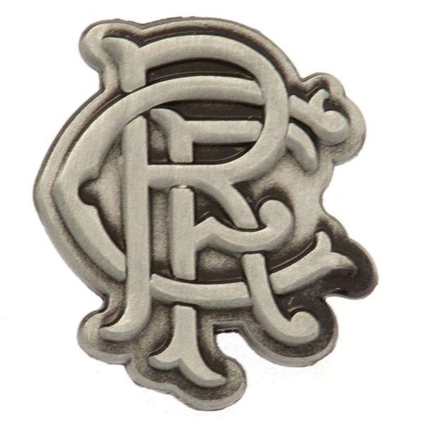 TM-01658-Rangers-FC-Badge-Scroll-Crest-AS Official Rangers FC Antique Silver Scroll Crest Badge