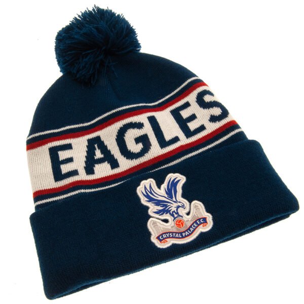 TM-01671-Crystal-Palace-FC-Ski-Hat-TX-1 Official Crystal Palace FC Text Ski Hat