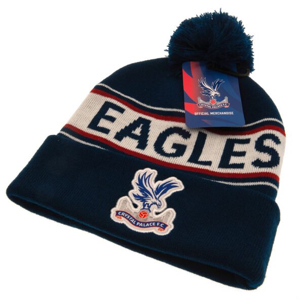 TM-01671-Crystal-Palace-FC-Ski-Hat-TX-2 Official Crystal Palace FC Text Ski Hat