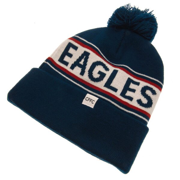 TM-01671-Crystal-Palace-FC-Ski-Hat-TX-3 Official Crystal Palace FC Text Ski Hat