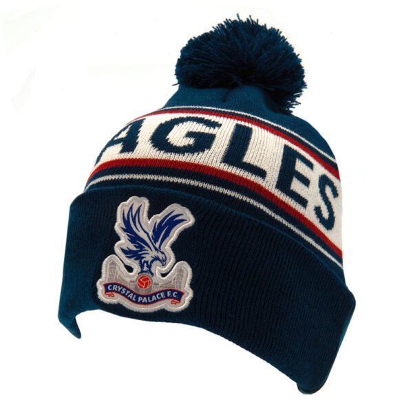 TM-01671-Crystal-Palace-FC-Ski-Hat-TX Official Crystal Palace FC Text Ski Hat