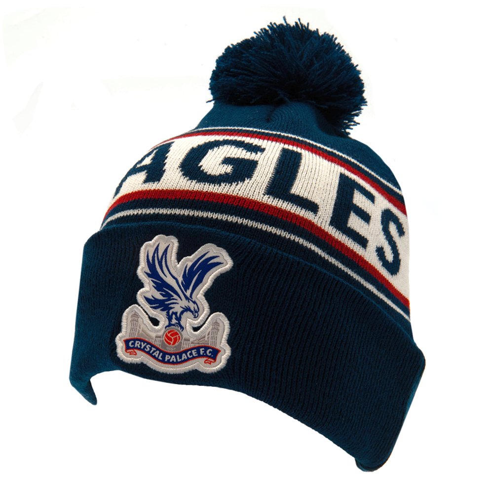 TM-01671-Crystal-Palace-FC-Ski-Hat-TX Official Crystal Palace FC Text Ski Hat