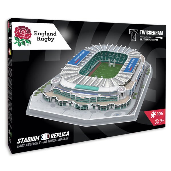 TM-01675-Twickenham-3D-Stadium-Puzzle-2 Official England Rugby Twickenham 3D Stadium Puzzle