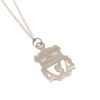 Official Liverpool FC Sterling Silver Pendant & Chain CR Small