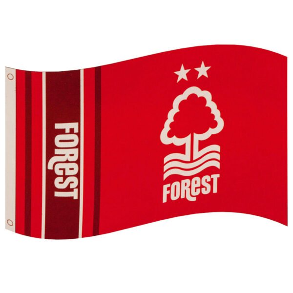 TM-01718-Nottingham-Forest-FC-Flag-WM Official Nottingham Forest FC Wordmark Flag
