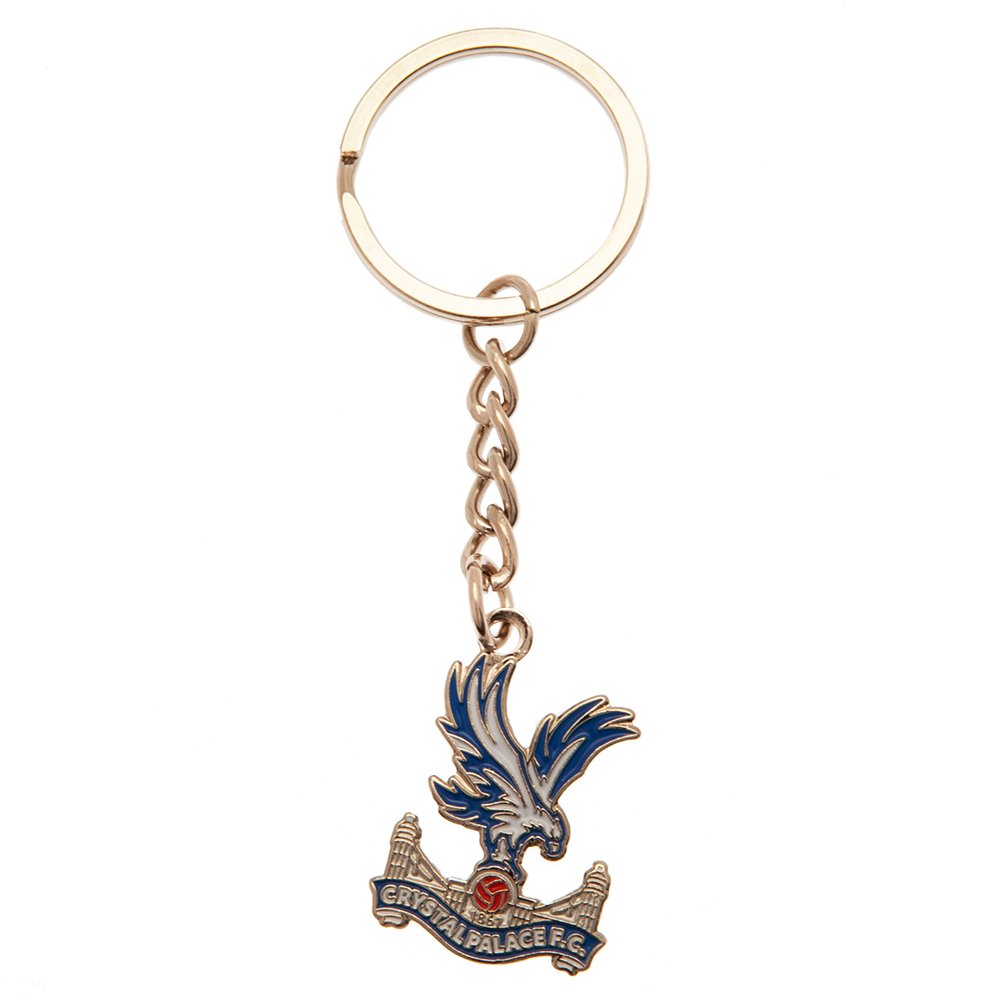 TM-01817-Crystal-Palace-FC-Keyring Official Crystal Palace FC Crest Keyring