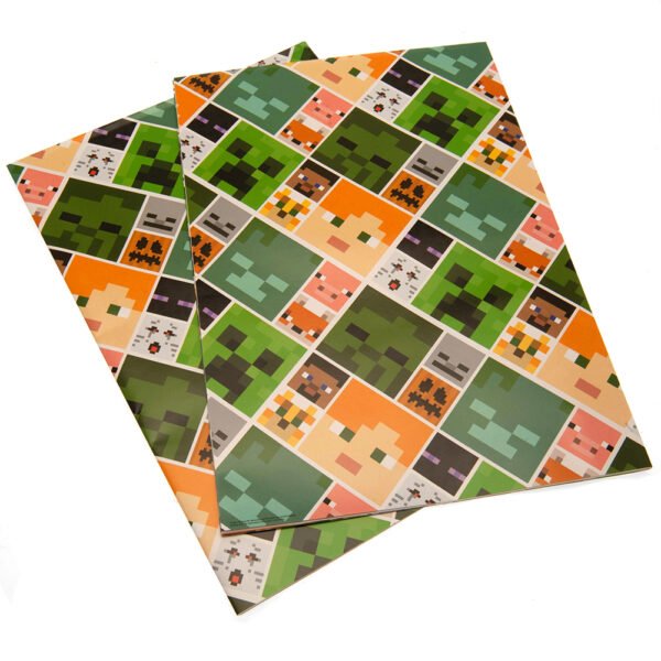 TM-01826-Minecraft-Gift-Wrap-1 Official Minecraft Gift Wrap