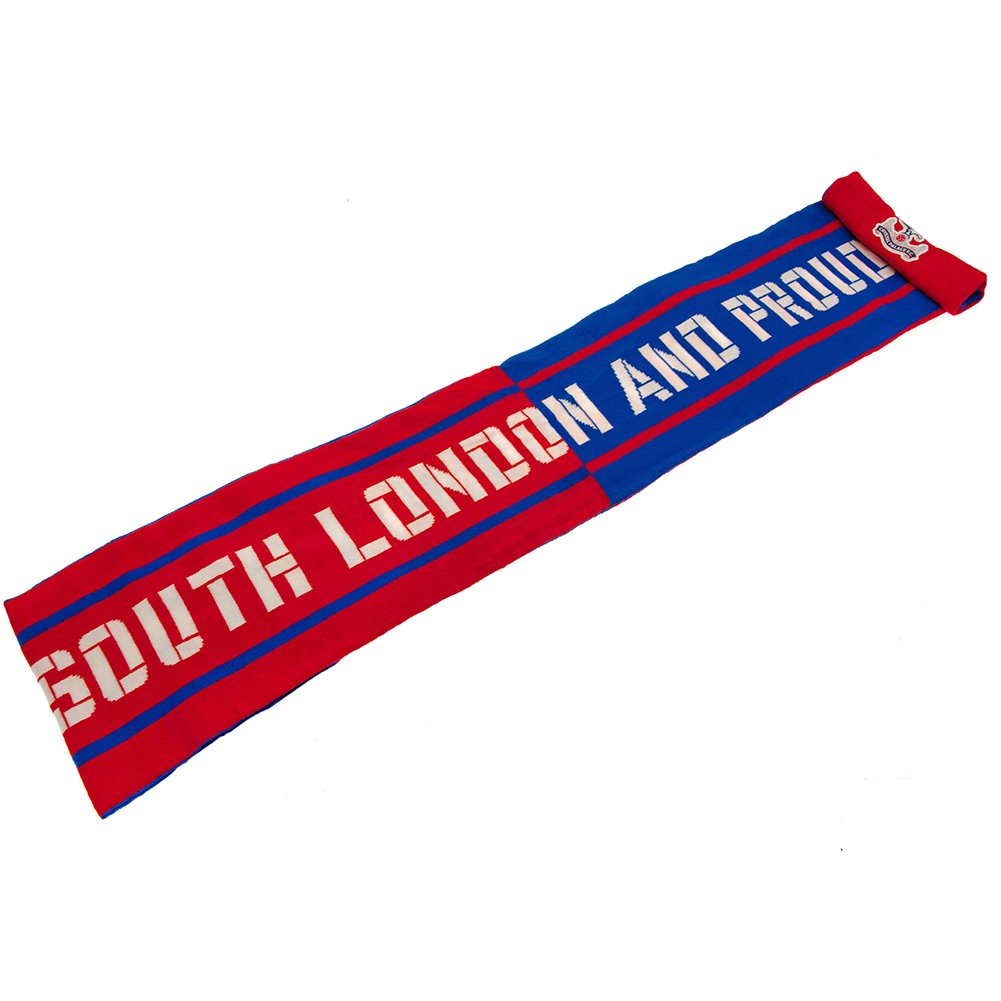 TM-01931-Crystal-Palace-FC-Scarf-SL Official Crystal Palace FC South London Scarf