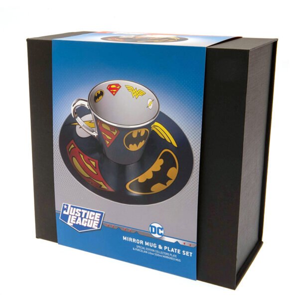 TM-01970-DC-Comics-Mirror-Mug-Plate-Set-3 Official DC Comics Mirror Mug & Plate Set