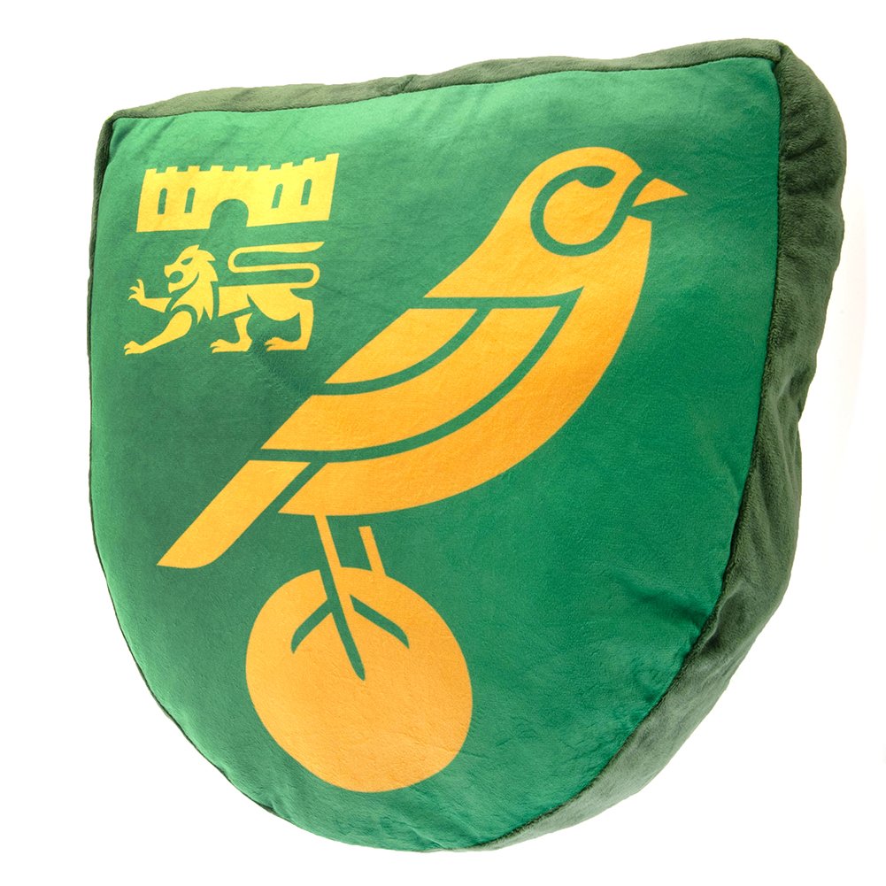 TM-02029-Norwich-City-FC-Crest-Cushion Official Norwich City FC Crest Cushion