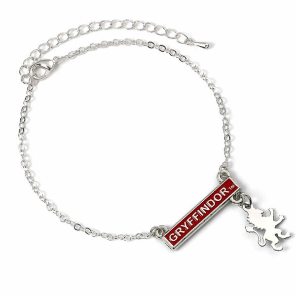 TM-02048-Harry-Potter-Silver-Plated-Bar-Bracelet-Gryffindor Official Harry Potter Silver Plated Gryffindor Bar Bracelet