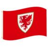 TM-02067-FA-Wales-Flag-CC Official FA Wales Core Crest Flag