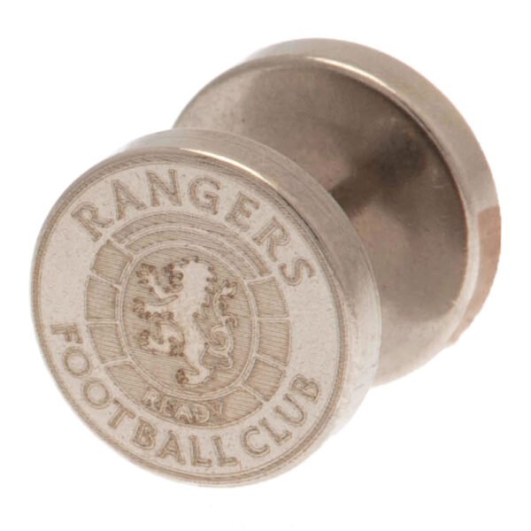 TM-02069-Rangers-FC-Ready-Crest-Stainless-Steel-Stud-Earring-1 Official Rangers FC Ready Crest Stainless Steel Stud Earring