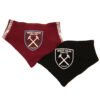 TM-02101-West-Ham-United-FC-2-Pack-Bibs-ST Official West Ham United FC 2 Pack Bibs ST