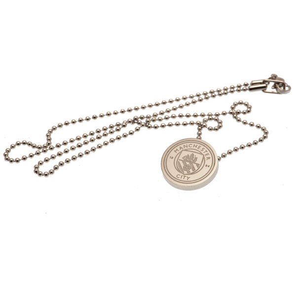 TM-02134-Manchester-City-FC-Stainless-Steel-Pendant-Chain-1 Official Manchester City FC Stainless Steel Pendant & Chain
