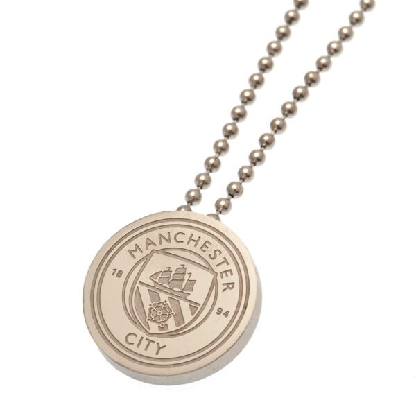 TM-02134-Manchester-City-FC-Stainless-Steel-Pendant-Chain Official Manchester City FC Stainless Steel Pendant & Chain
