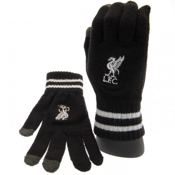 Official Liverpool FC Touchscreen Knitted Gloves Youths