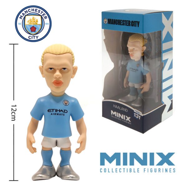 TM-02187-Manchester-City-FC-MINIX-Figure-12cm-Haaland Official Manchester City FC MINIX Figure 12cm Haaland