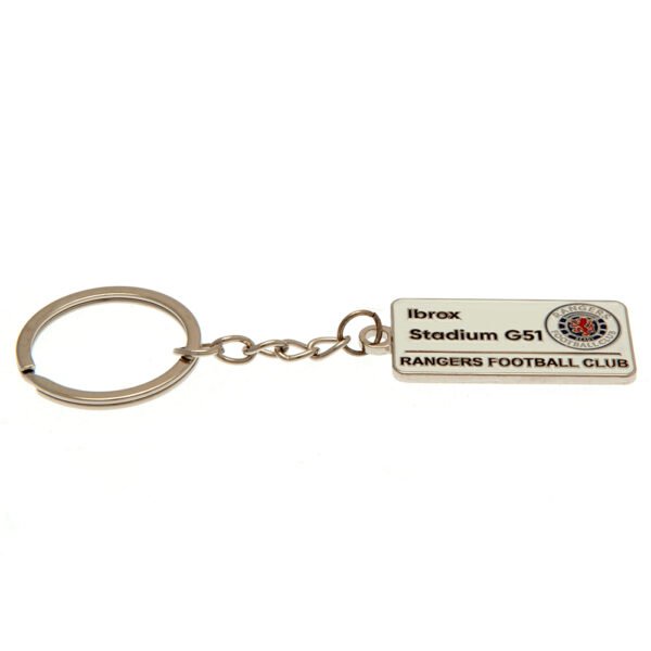 TM-02287-Rangers-FC-Keyring-SS-1 Official Rangers FC Embossed Street Sign Keyring