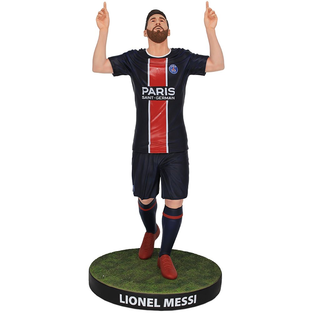 Official SoccerStarz Paris Saint Germain FC Football's Finest Lionel Messi Premium 60cm Statue