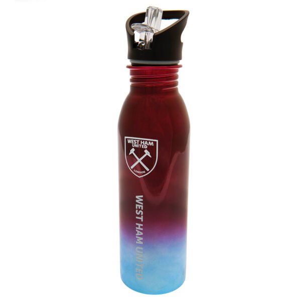 TM-02326-West-Ham-United-FC-UV-Metallic-Drinks-Bottle-1 Official West Ham United FC UV Metallic Drinks Bottle