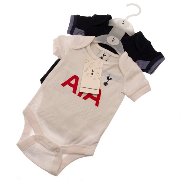 TM-02436-Tottenham-Hotspur-FC-2-Pack-Bodysuit-GD-3 Official Tottenham Hotspur FC 9-12 Months 2 Pack Bodysuit