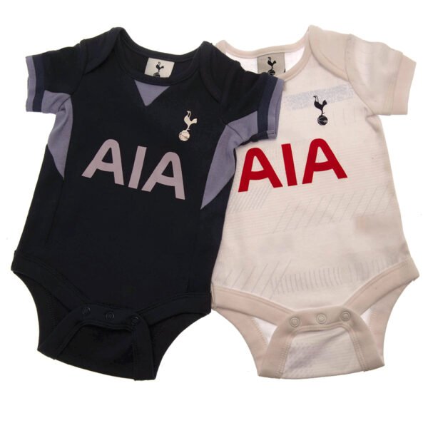 Official Tottenham Hotspur FC 12-18 Months 2 Pack Bodysuit