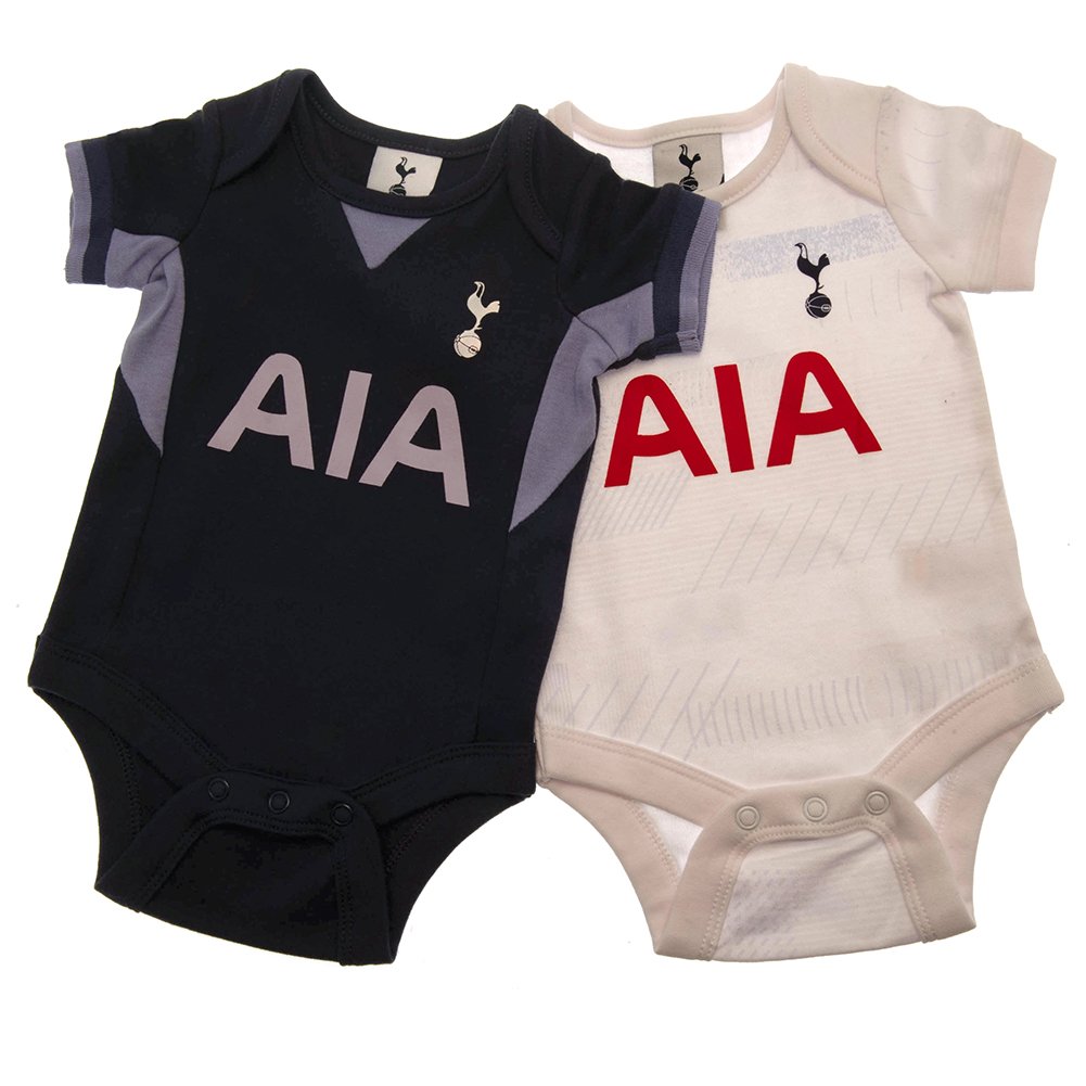 Official Tottenham Hotspur FC 9-12 Months 2 Pack Bodysuit