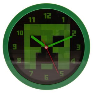 TM-02500-Minecraft-Wall-Clock Official Minecraft Wall Clock
